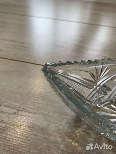 Салатница- конфетница хрустальная СССР