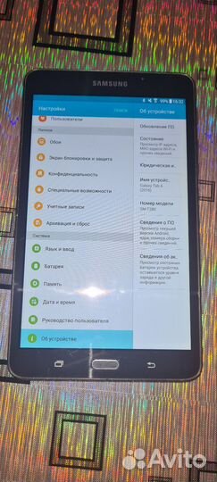 Планшет samsung galaxy tab a