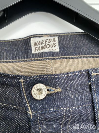 Naked & Famous selvedge hemp denim