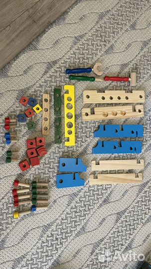 Верстак плотника. Деревянная игрушка