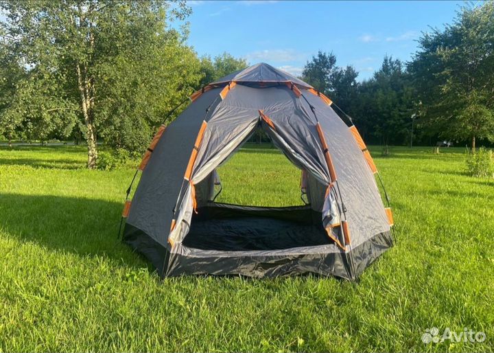 Палатка туристическая 4 местная автомат