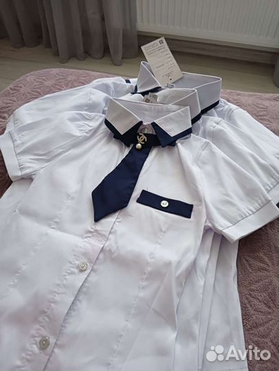 Рубашка белая для девочки