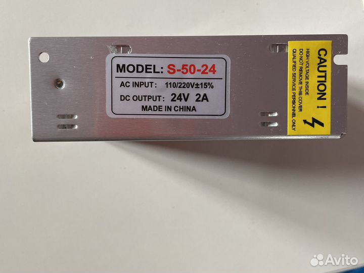 Блоки питания 24 V, 2A ; 12 V,5 A
