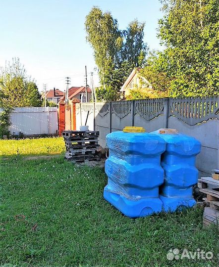 Емкости для воды пластиковые 1000 литров