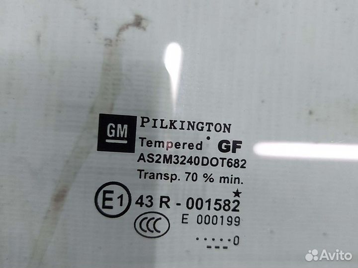 Заднее правое стекло Opel Astra J/ Опель Астра