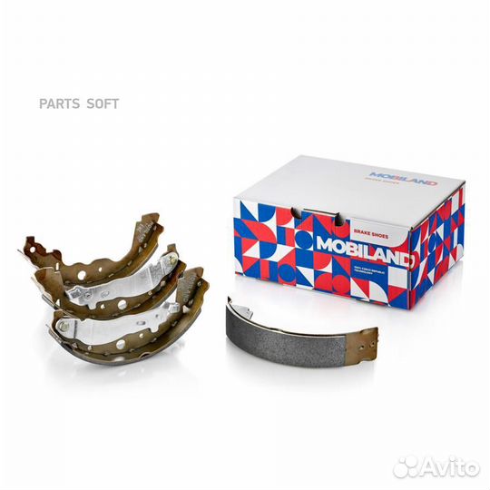 Mobiland 431202750 431202750 колодки барабанные\ R