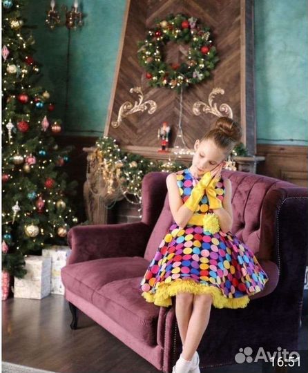 Новое платье в горошек Стиляги ретро для девочки