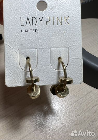 Сережки бижутерия