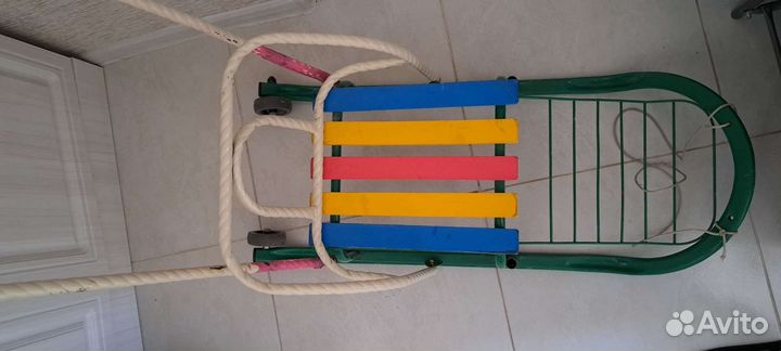 Детские санки с колесами