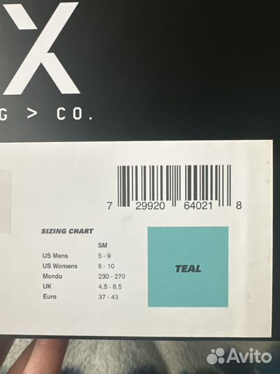 Крепления женские FIX Opus Teal (S/M)