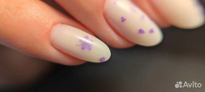 Гель-лак, Педикюр и наращивание ногтей в 4 руки
