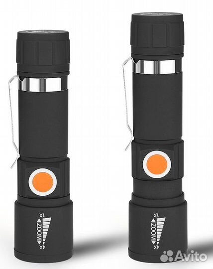 Новый фонарик аккумуляторный + бoнyc. Доставка
