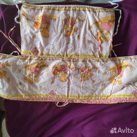 Бортики в детскую кроватку