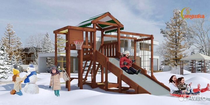 Спортивный комплекс гимнастические кольца турник