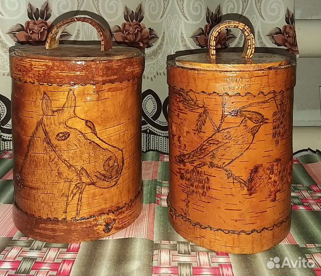 Туеса из березовой коры