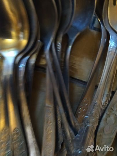 Вилки, ложки б/у