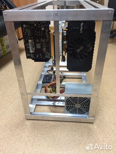 Каркас для майнинг фермы на 6 видеокарт