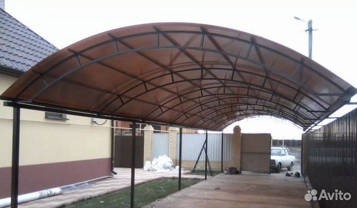 Навесы из поликарбоната