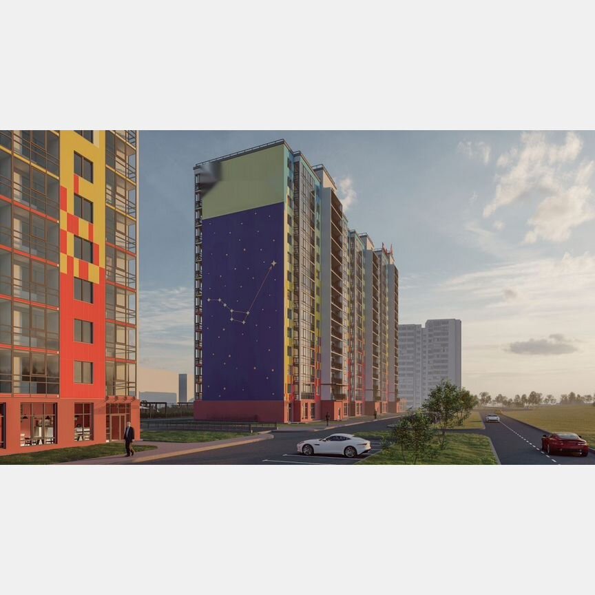 3-к. квартира, 83,5 м², 6/15 эт.