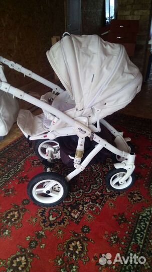 Коляска 2 в 1 эко кожа
