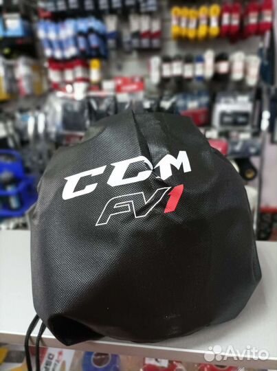 Маска-визор игрока CCM FV1 JR прозрачный