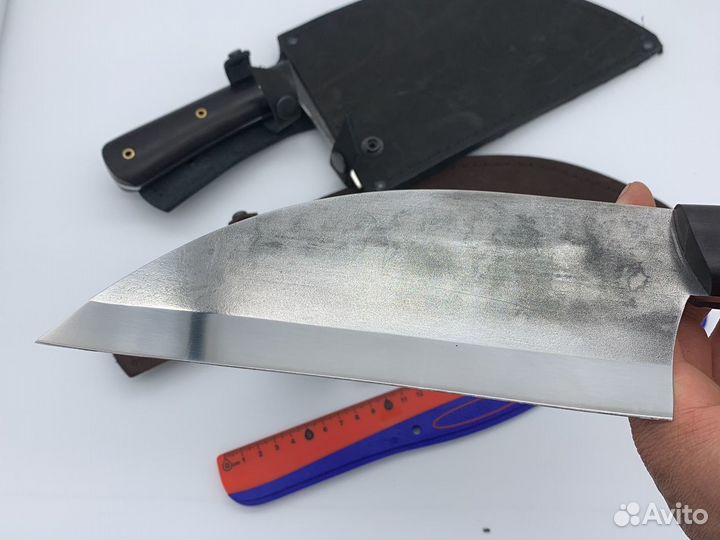 Сербский нож, тяпка, топорик кованный