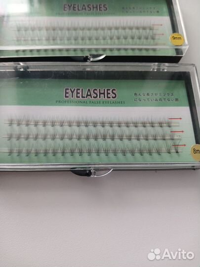 Накладные ресницы пучки