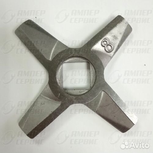 Нож мясорубки Zelmer (Зелмер) N8 двусторонний