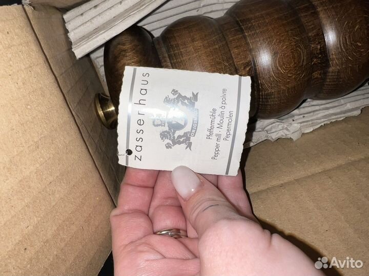 Мельница Zassenhaus для соли и перца дерево