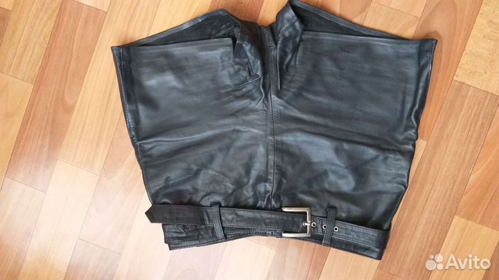 Шорты женские кожаные