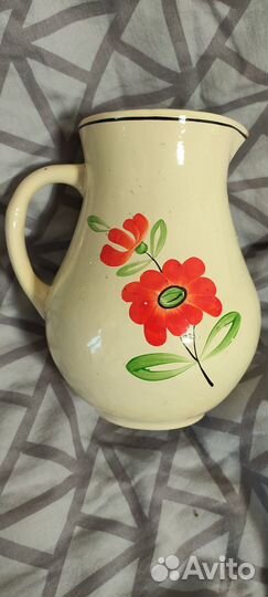 Кувшин, керамика, СССР 19х16