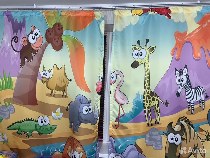 Штора для детской комнаты