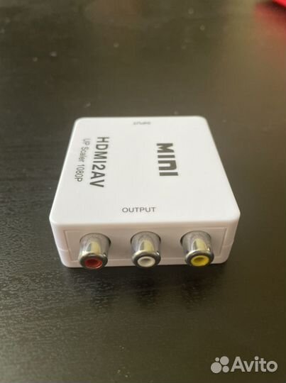 Конвертер переходник hdmi2av 1080p