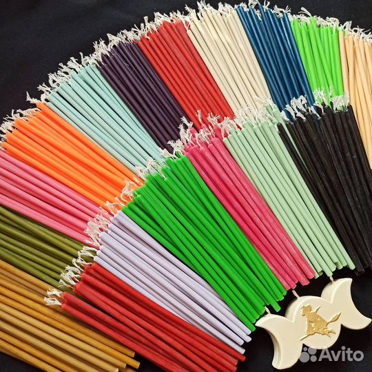 Свечи восковые ручной работы не церковные