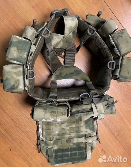 Пояс варбелт с броней комплект