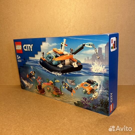 Lego City 60377 Исследовательская водолазная лодка