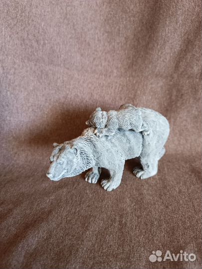 Статуэтка скульптура медведь мрамор