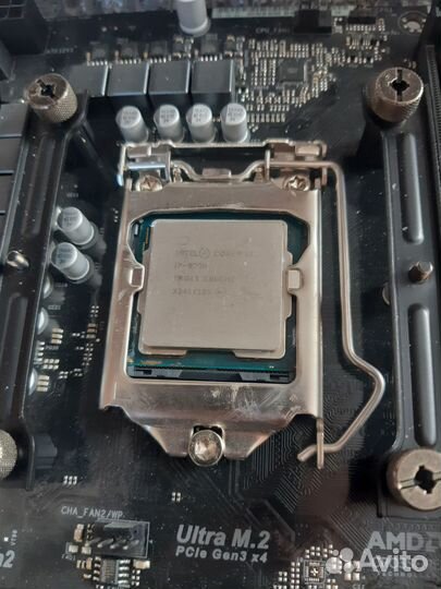Intel core i7 9700 + материнка z390 pro + ssd m2