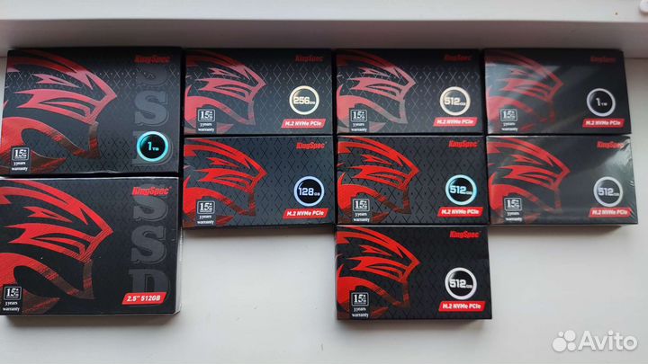 Ssd диск Kingspec 128/256/512/1tb m2 nvme SATA