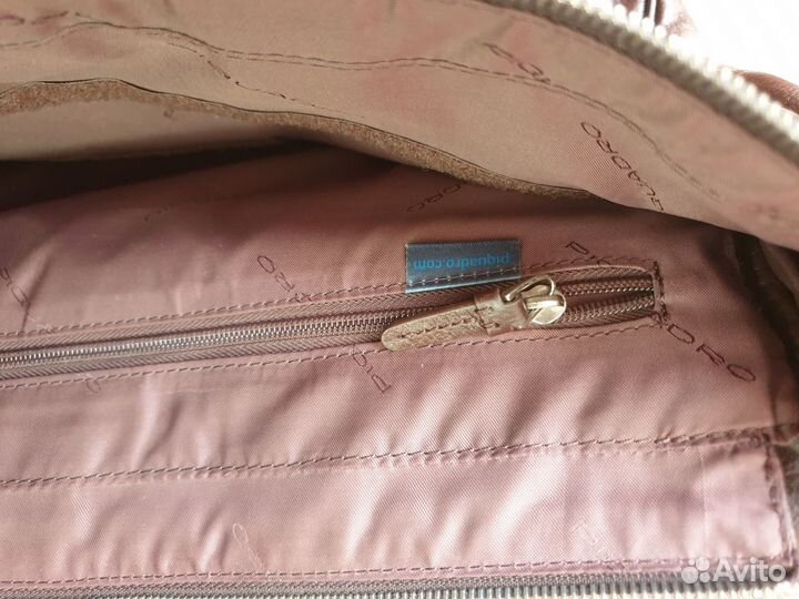 Мужской кожаный портфель Рiquadro. Б\у. Италия