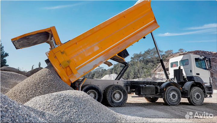 Гравий доставка нашим транспортом