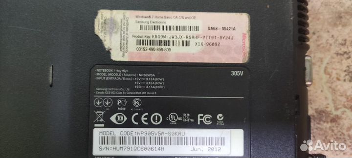 Ноутбук Samsung NP305V5A