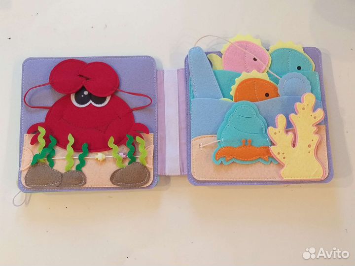 Книжка мягкая для малышей