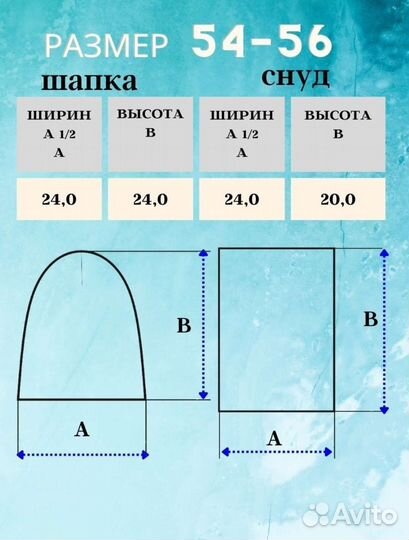 Комплект шапка и снуд