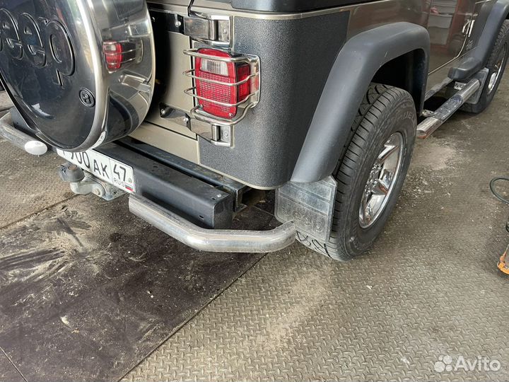 Дуги и пороги нержавейка Jeep Wrangler TJ