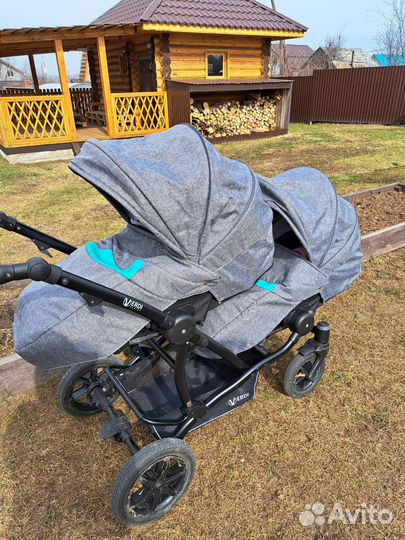 Коляска для двойни или погодок verdi for 2. 2 в 1