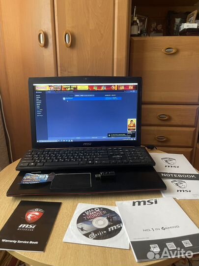 MSI-1795 Core i7, SSD 256gb nVidia GTX 960m 2gb