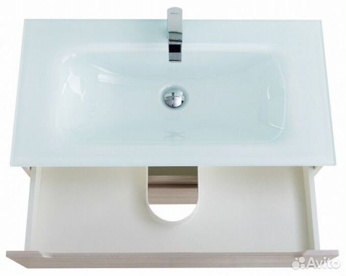 Тумба с раковиной BelBagno Etna 80-BB810/465-LV-VTR-BL Rovere Grigio