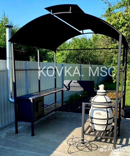 Беседка с мангалом