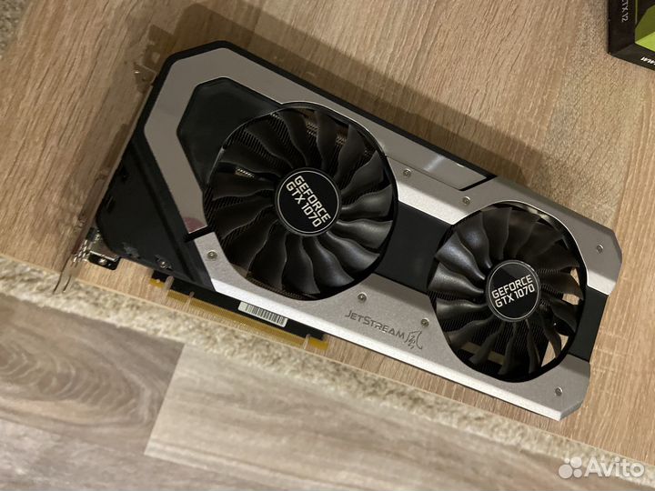 Видеокарта Palit GTX 1070 Super Jetstream 8 gb